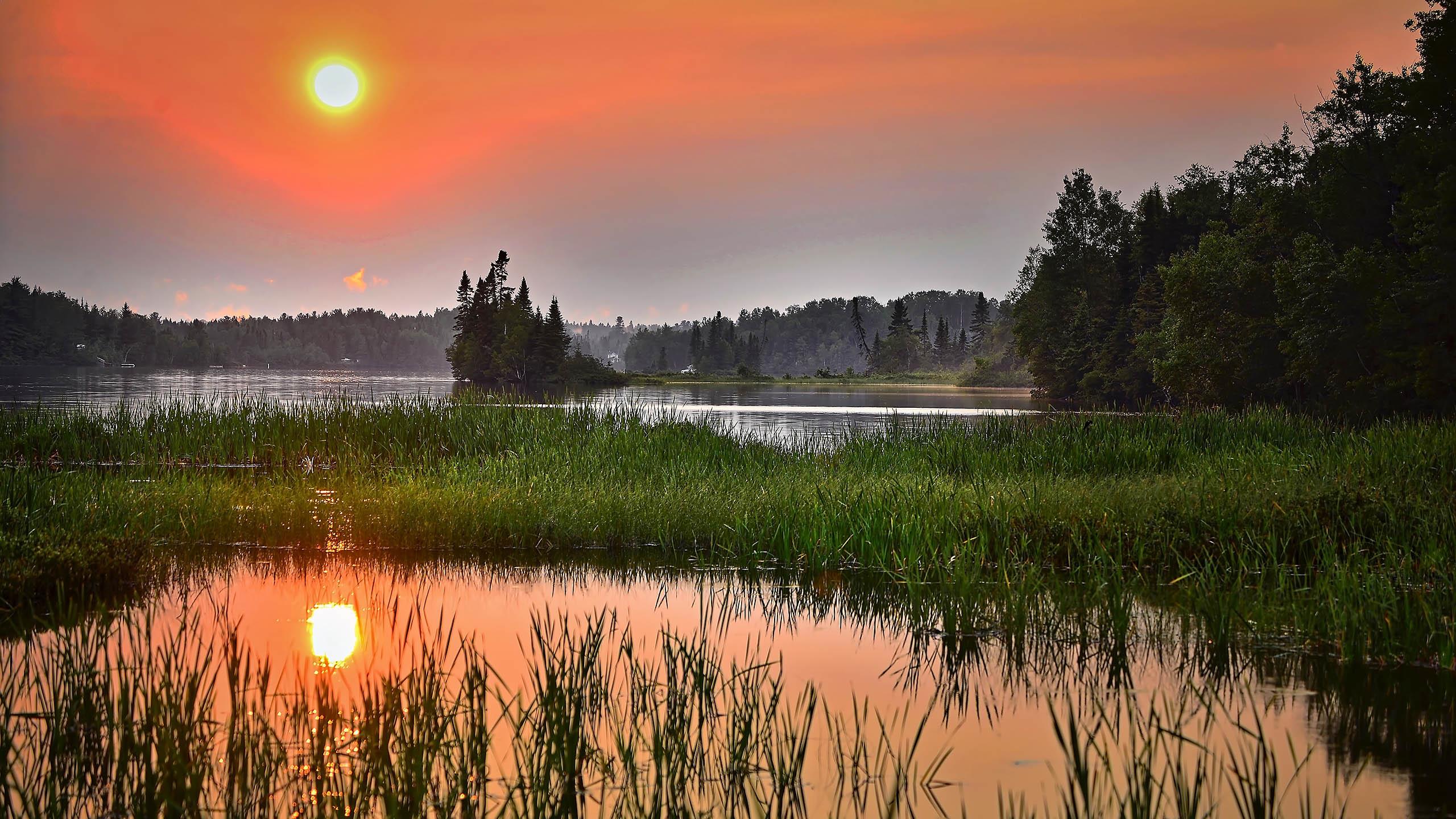 Sonnenuntergang am See